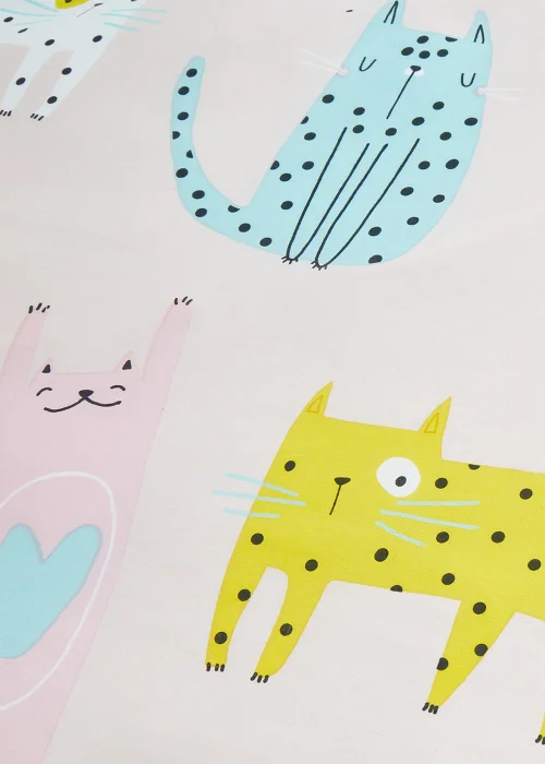 Catherine Lansfield Cute Cats Duvet Cover - Junior Image 4