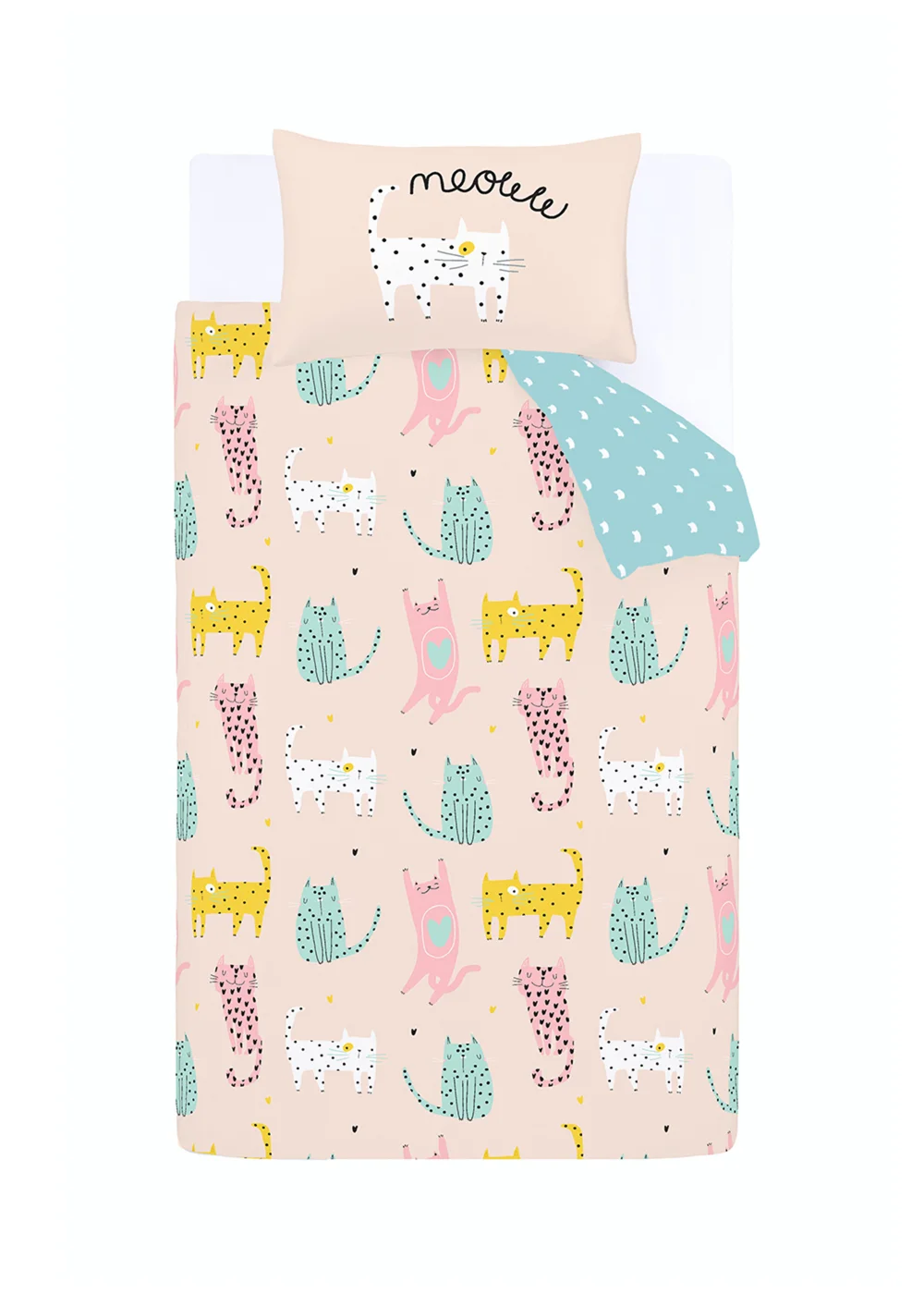 Catherine Lansfield Cute Cats Duvet Cover - Junior Image 5