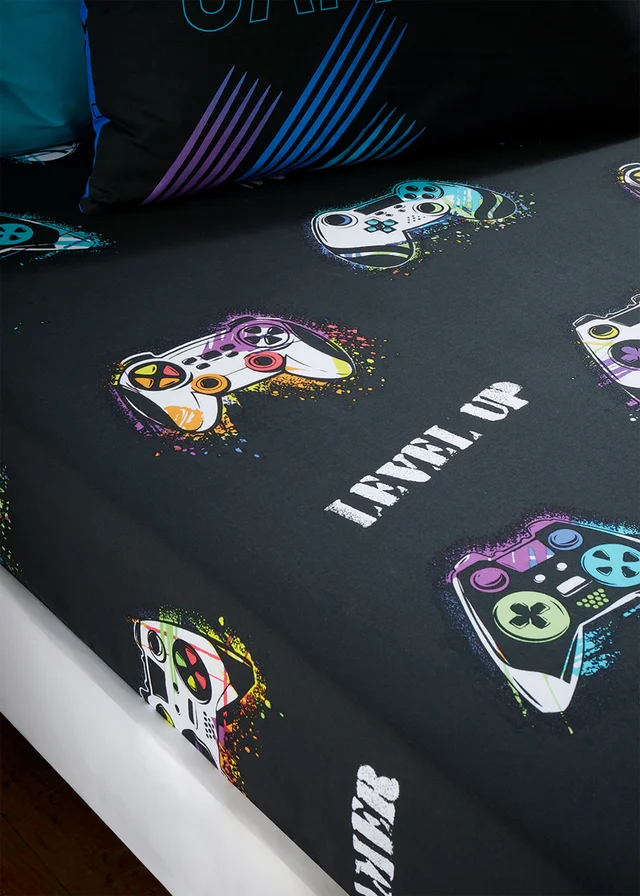 Catherine Lansfield Game Over Fitted Bed Sheet