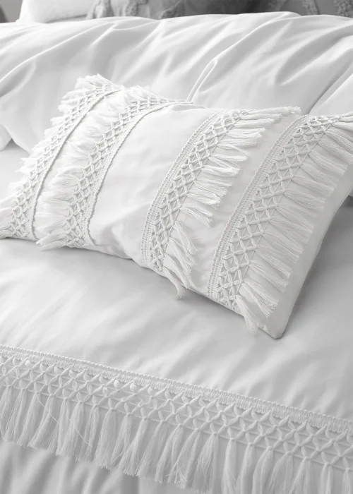 Pineapple Elephant Izmir Cotton Tassel Cushion (30x50cm) - One Size Image 1