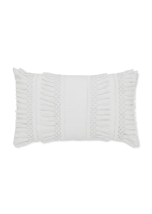 Pineapple Elephant Izmir Cotton Tassel Cushion (30x50cm) - One Size Image 2