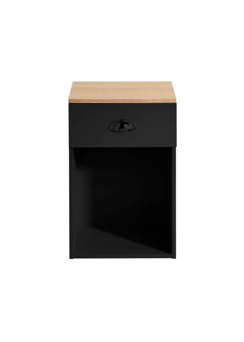 Lloyd Pascal Linwood One Drawer Bedside Table (48cm x 32cm x 31.5cm) - One Size Image 2