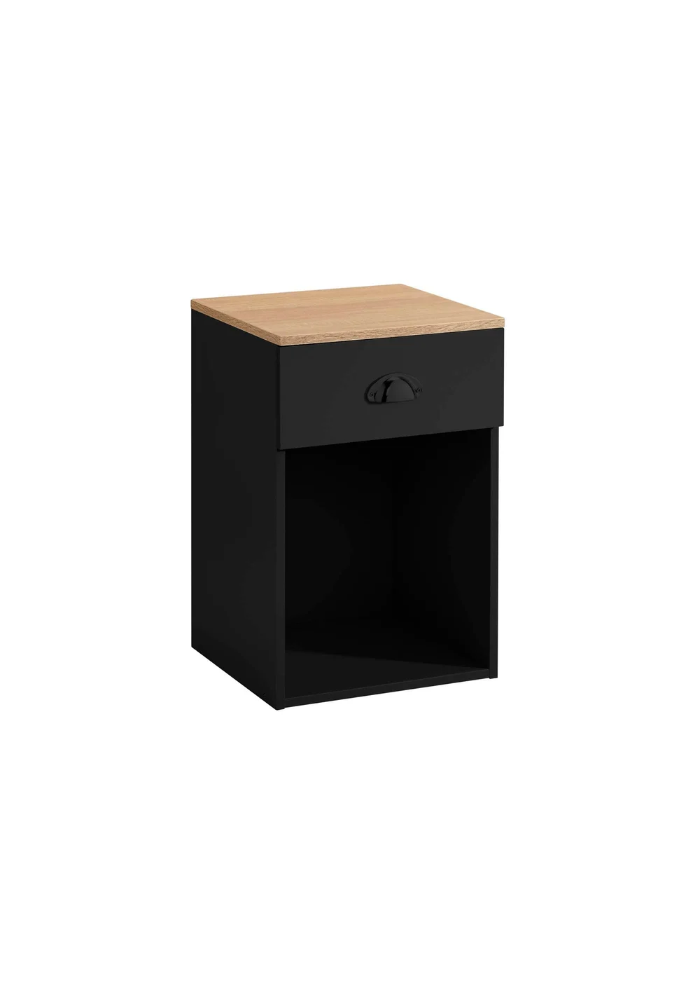 Lloyd Pascal Linwood One Drawer Bedside Table (48cm x 32cm x 31.5cm) - One Size Image 4