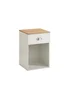 Lloyd Pascal Linwood One Drawer Bedside Table (48cm x 32cm x 31.5cm) - One Size Image 4