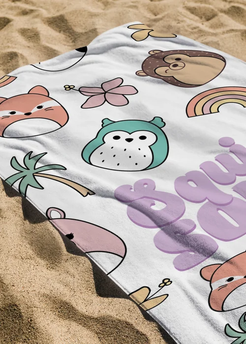 Squishmallows Squad Towel - One Size Image 5