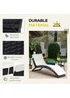 Outsunny Garden Rattan Sun Lounger (156cm x 59cm x 78cm) - One Size Image 4