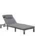 Outsunny Garden Rattan Furniture Recliner Sun Lounger (195cm x 65cm x 22cm) - One Size Image 2