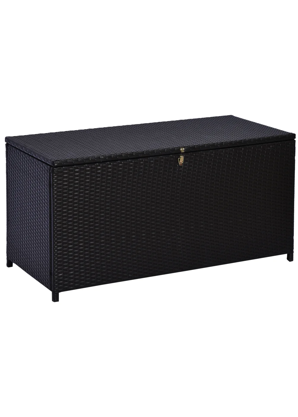 Outsunny Large Rattan Storage Box Garden Chest - One Size Image 2