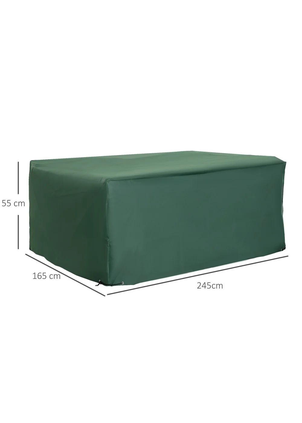 Outsunny UV Rain Protective Cover For Garden Patio Wicker Rattan - 245x165x55cm Image 3