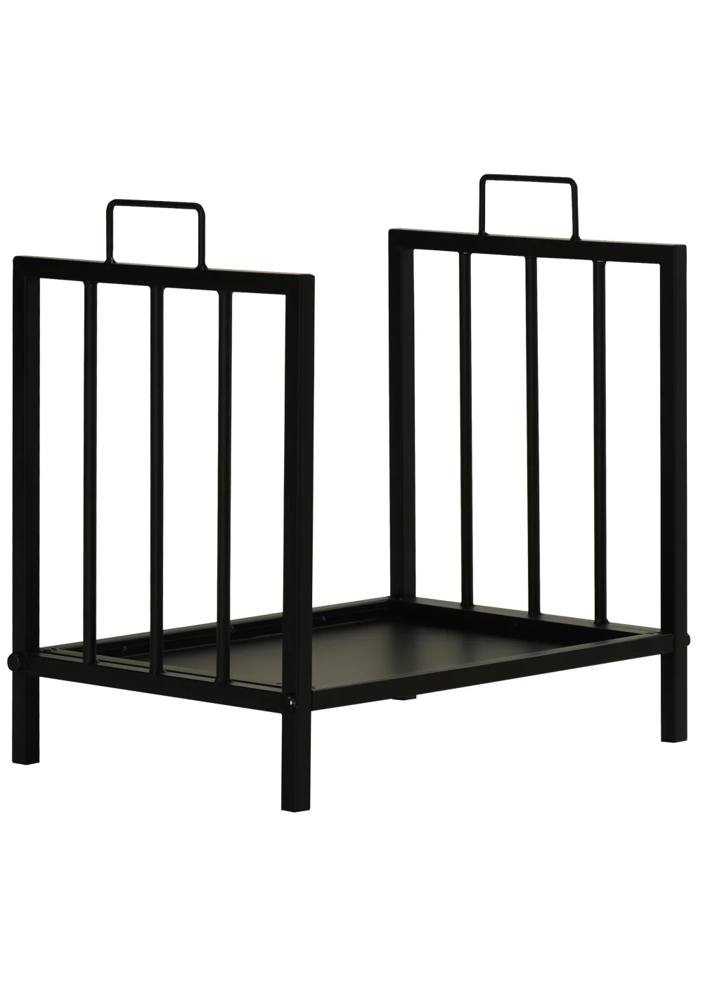 Outsunny Metal Firewood Log Holder Firewood Rack - No Size Image 2