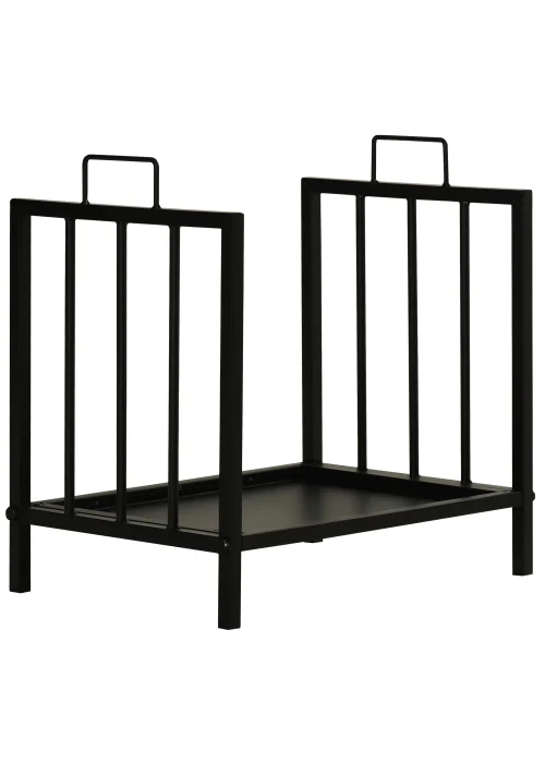 Outsunny Metal Firewood Log Holder Firewood Rack - No Size Image 2