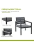 Outsunny 4 PCs Outdoor Conversation Sofa Set - One Size Image 4