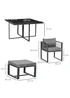 Outsunny 9 PCs Garden Cube Dining Set - No Size Image 3