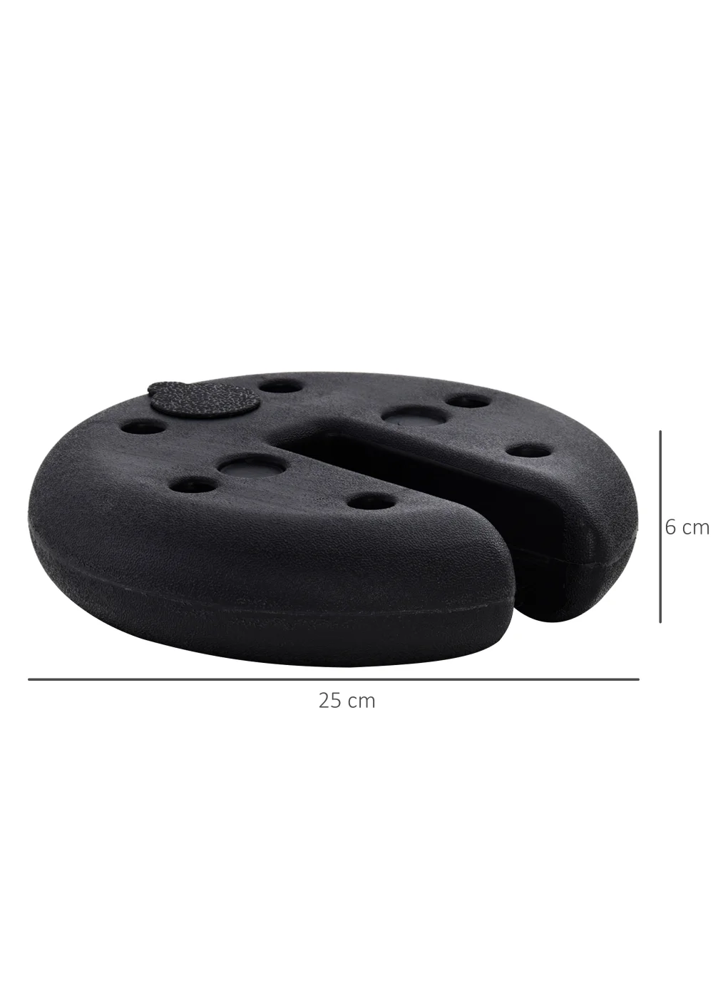 Outsunny 4 PCs Sand Fillable Weights Set for Gazebo Tent - No Size Image 3