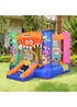 Outsunny Inflatable Monster Bouncy Castle (175cm x 250cm x 180cm) - One Size Image 2