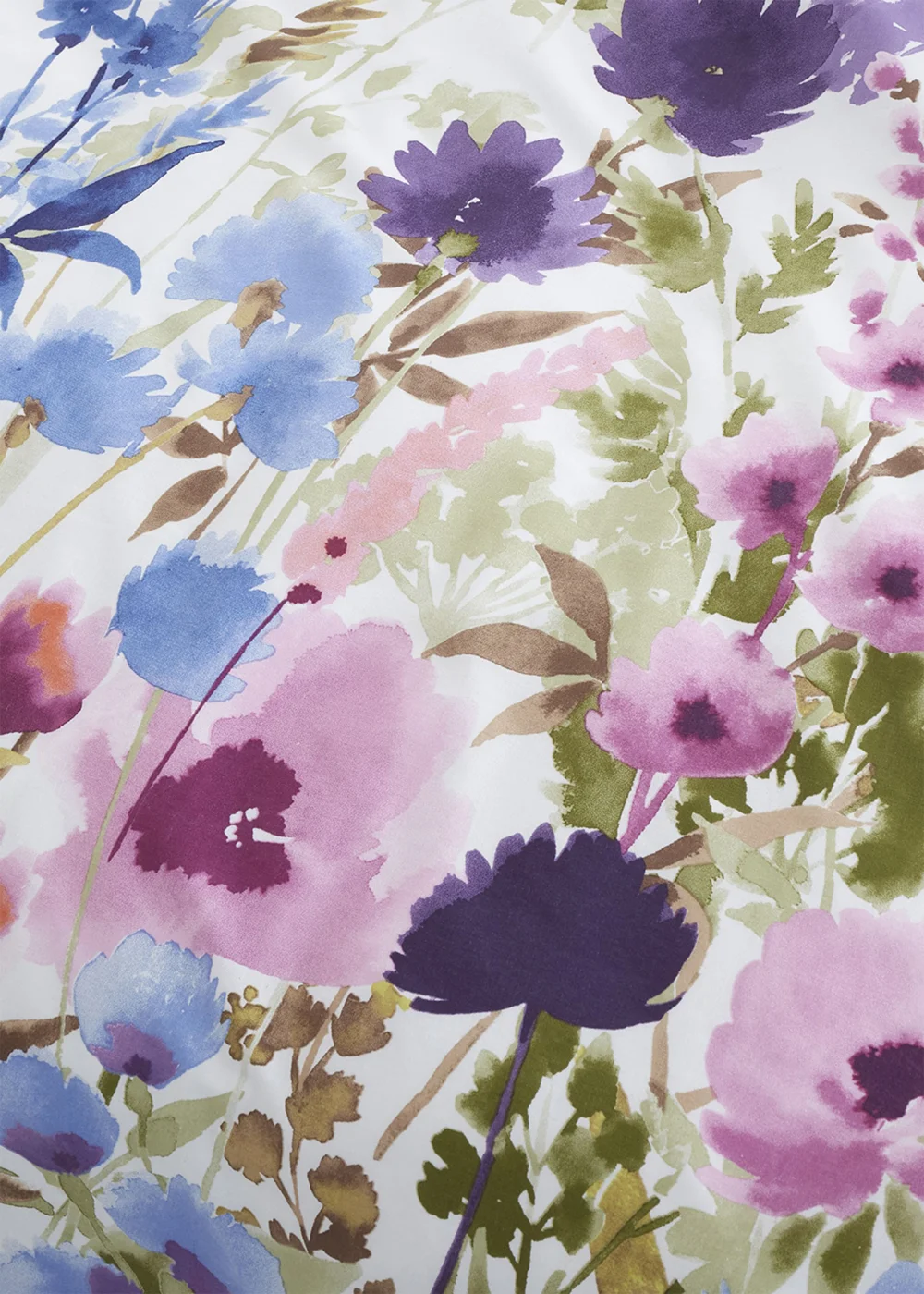 Catherine Lansfield Countryside Floral Reversible Duvet Cover Set White - Single Image 4