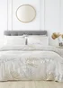 Catherine Lansfield Luxe Palm Jacquard Duvet Cover - Double Image 1
