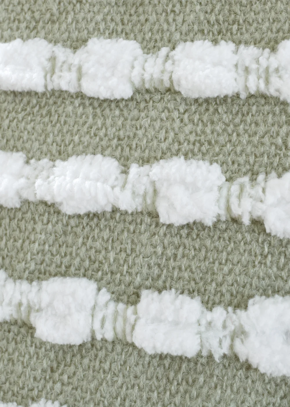 Catherine Lansfield Stab Stitch 43x43cm Cushion Sage Green - 43W X 43D Image 4