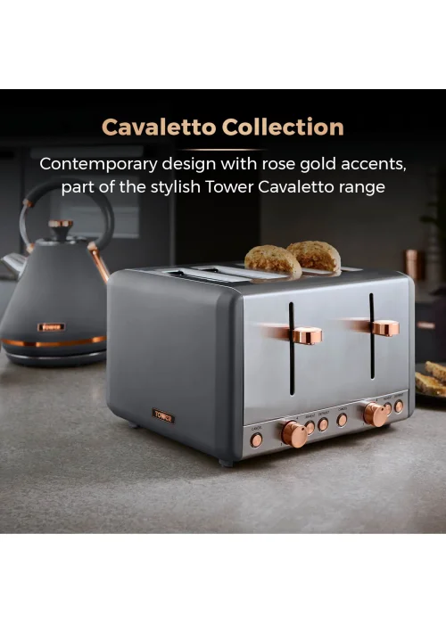 Cavaletto 4 Slice Stainless Steel Toaster - No Size Image 3