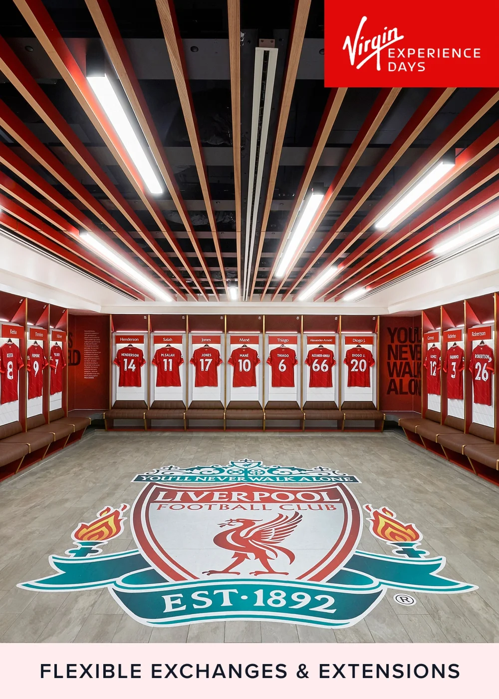 Virgin Experience Days Liverpool FC Stadium Tour & Museum Entry for Two - No Size Image 1