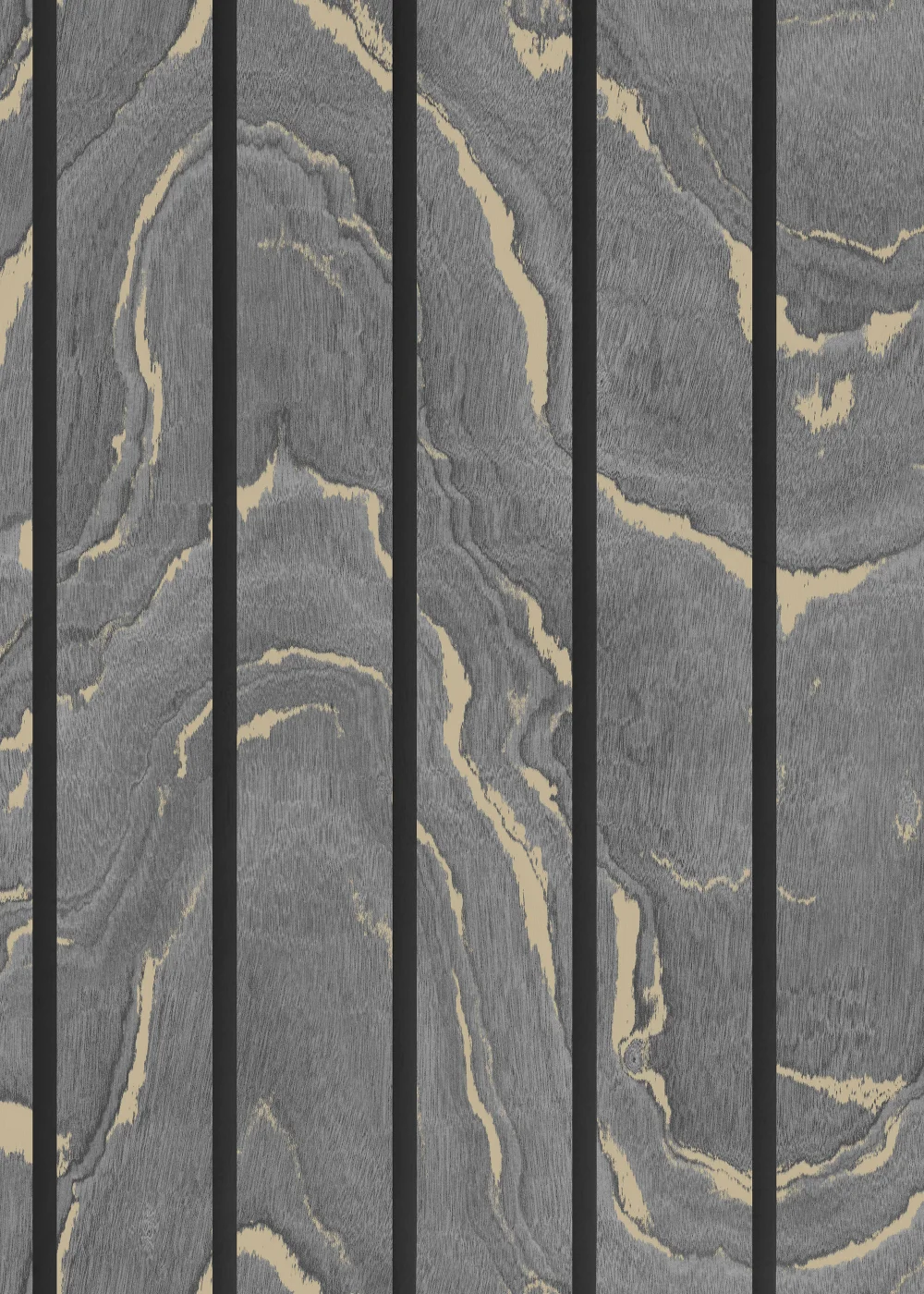 Muriva Woodgrain Panel Wallpaper - One Size Image 1