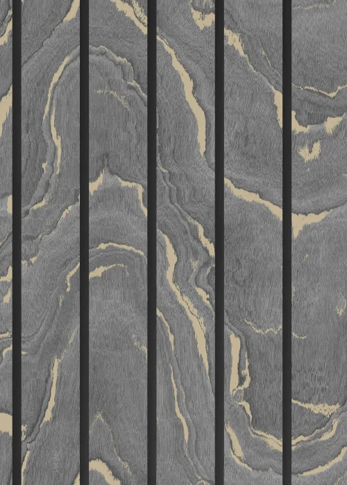 Muriva Woodgrain Panel Wallpaper - One Size Image 1