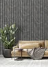 Muriva Woodgrain Panel Wallpaper - One Size Image 2