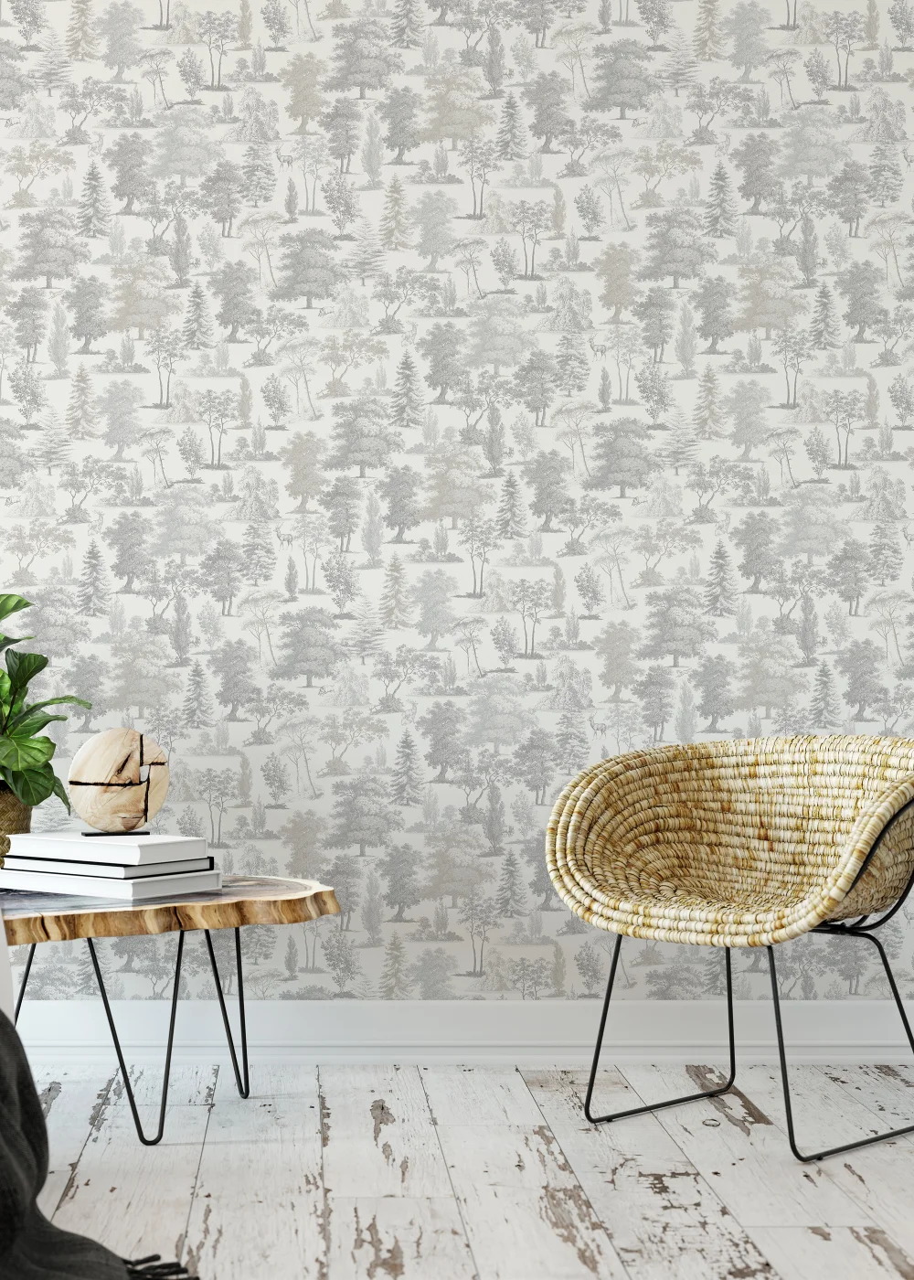Muriva Oakley Wallpaper - One Size Image 2