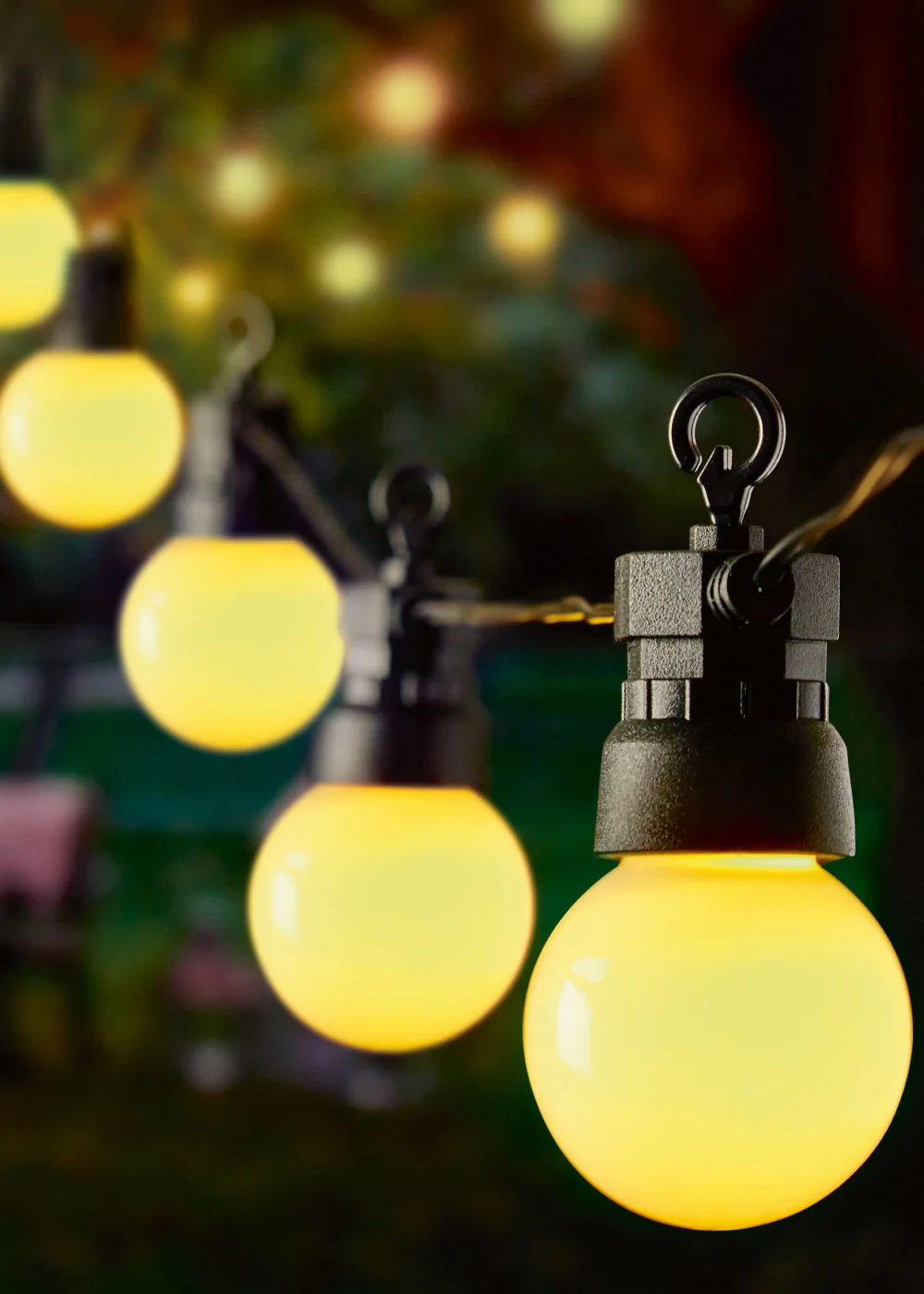 Premier Decorations 20 LED Warm White Battery Operated Party Lights (5.7m) - No Size Image 1