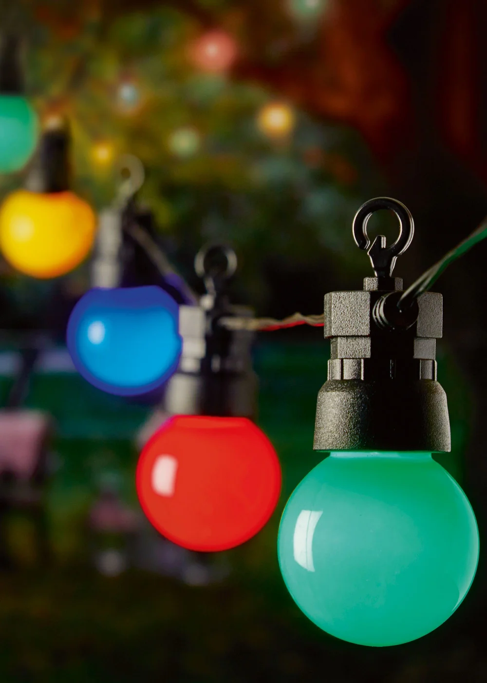 Premier Decorations 20 LED Multi Coloured Battery Operated Party Lights (5.7m) - One Size Image 3
