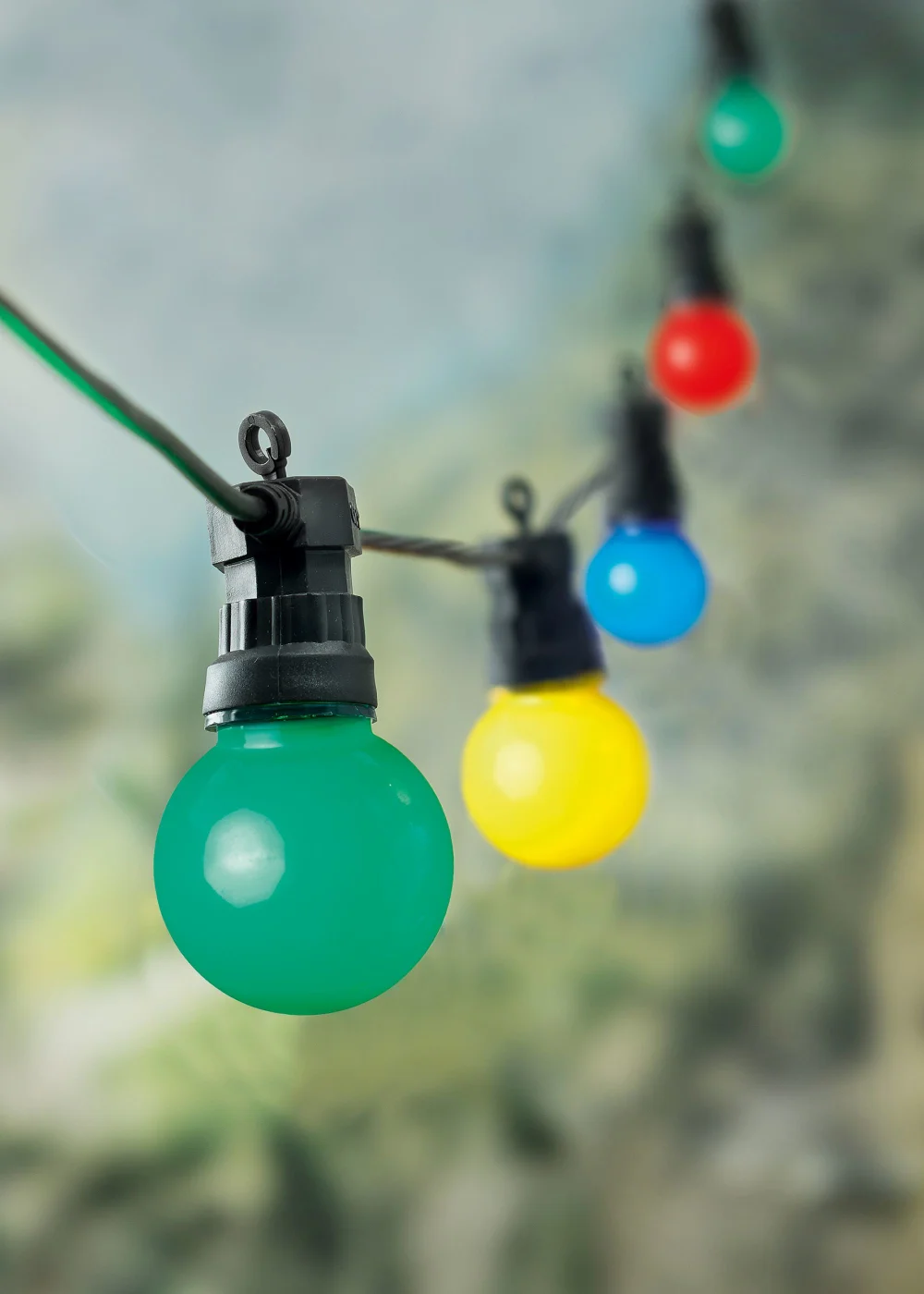 Premier Decorations 20 LED Multi Coloured Battery Operated Party Lights (5.7m) - One Size Image 2