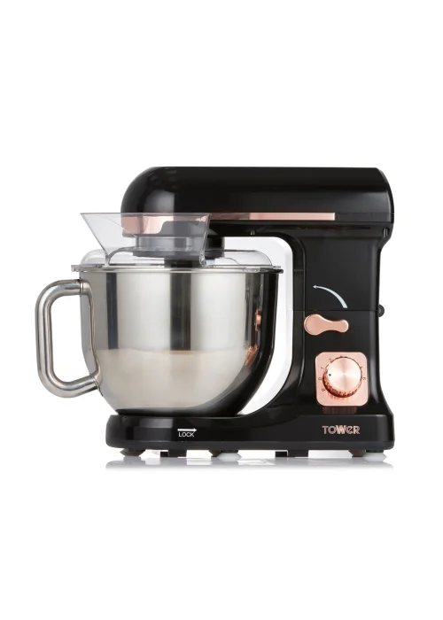 Tower 1000W Stand Mixer With 5 Litre Stainless Steel Bowl - One Size Image 1