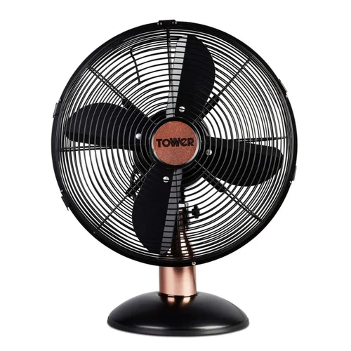 Tower Cavaletto 12 Inch Metal Desk Fan - One Size Image 1