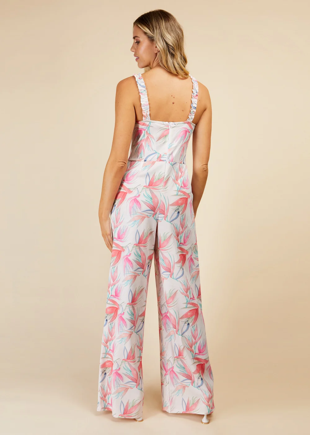 Little Mistress Multicoloured Floral Jumpsuit - 8 Image 2
