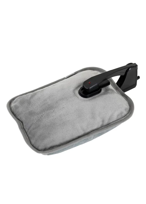 Carmen Spa Rechargeable Hot Water Bottle Grey - One Size Image 1