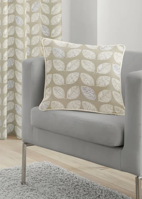 Fusion Delft Natural Filled Cushion (43cm x 43cm) - One Size Image 1