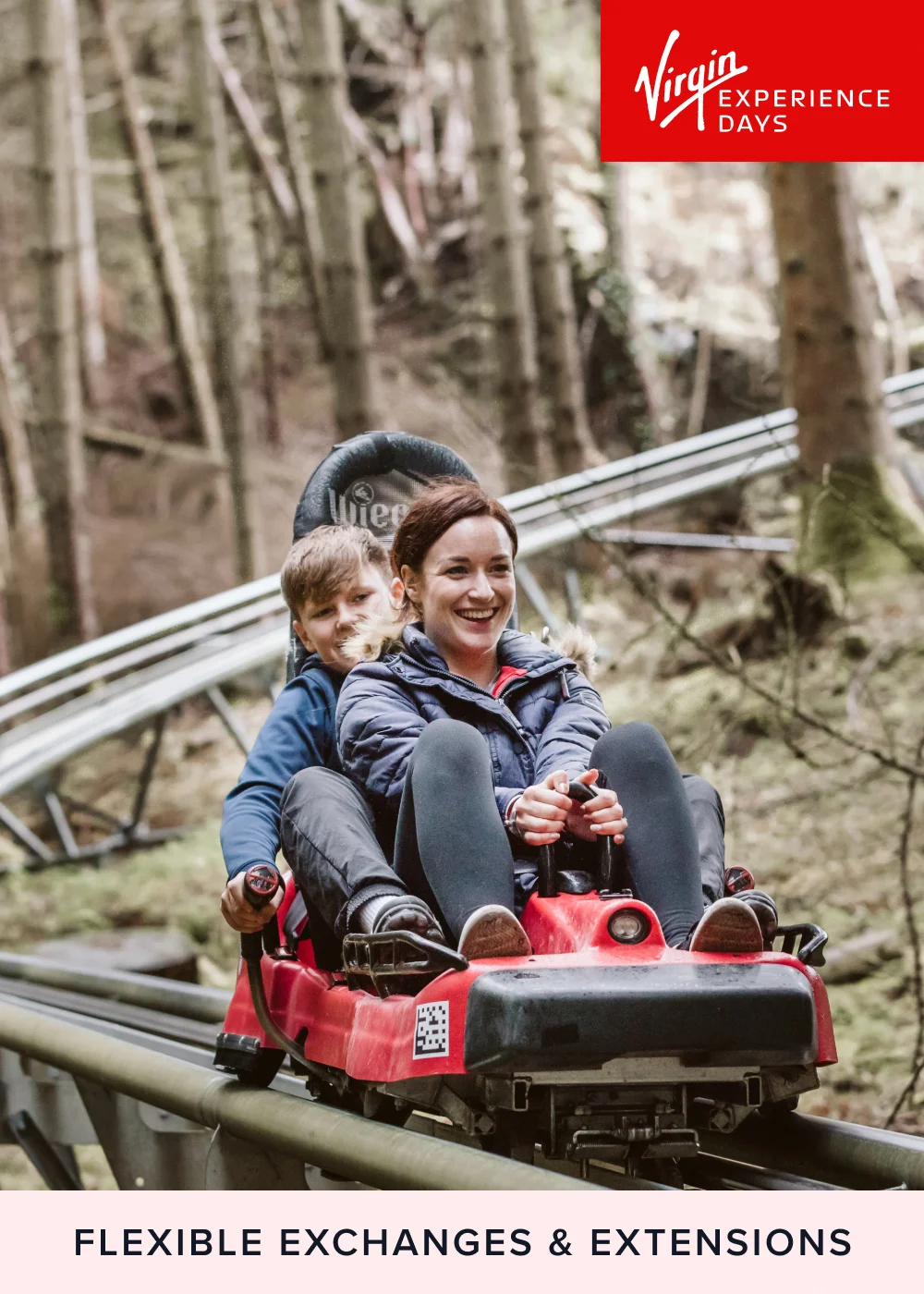 Virgin Experience Days Zip World Forest Coaster for 2 - No Size Image 1