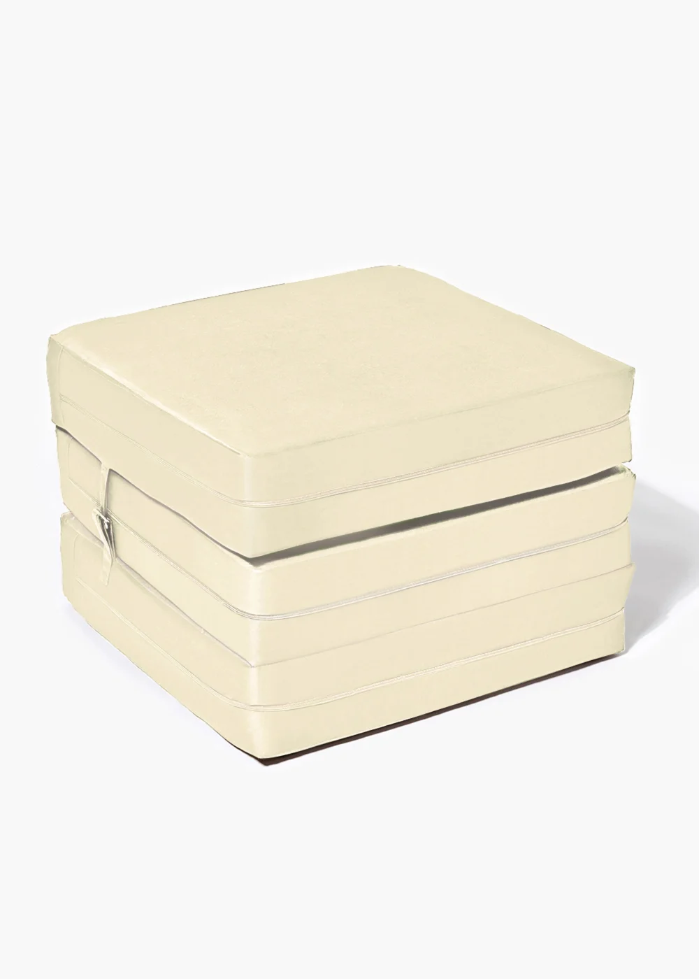 Kaikoo Fold Out Mattress Cube Cream - One Size Image 1