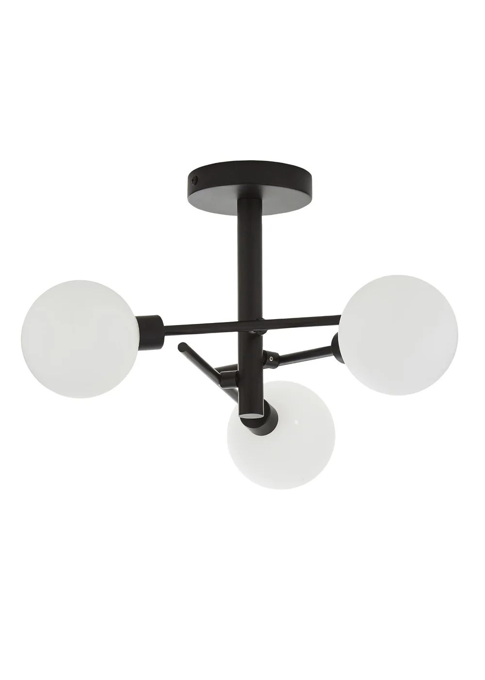 Inlight Nova 3LT Ceiling Light Black (48cm x 48cm x 21cm) - One Size Image 5