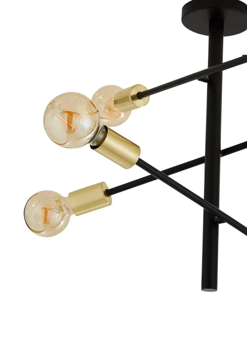 Inlight Tribecca Semi Flush 6LT Ceiling Light (64cm x 56cm x 40cm) - One Size Image 5