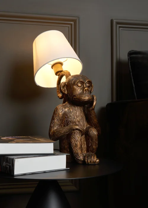 Inlight Monkey Table Lamp (43cm x 33cm x 19cm) - One Size Image 1