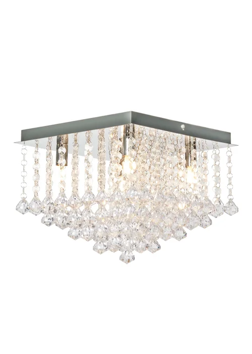 Inlight Lexi Flush Pendant Light (24cm x 30cm x 30cm) - One Size Image 4
