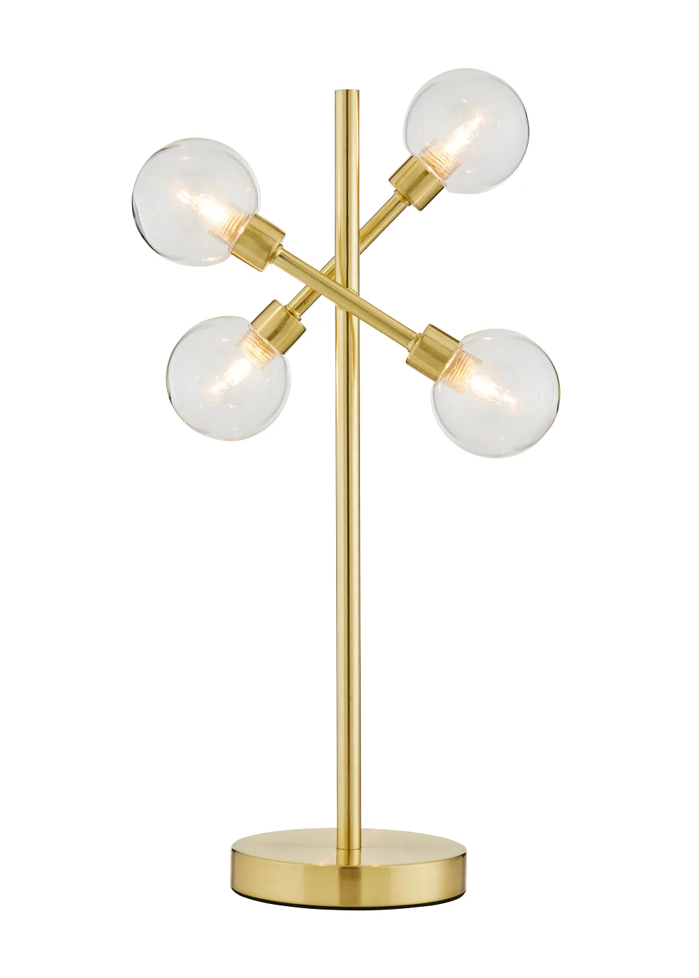 Inlight Nova Brass Table Lamp (50cm x 15cm x 15cm) - One Size Image 2
