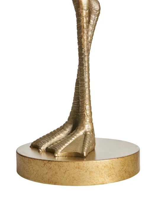 Inlight Ostrich Feather Table Lamp (50cm x 30cm x 30cm) - One Size Image 4