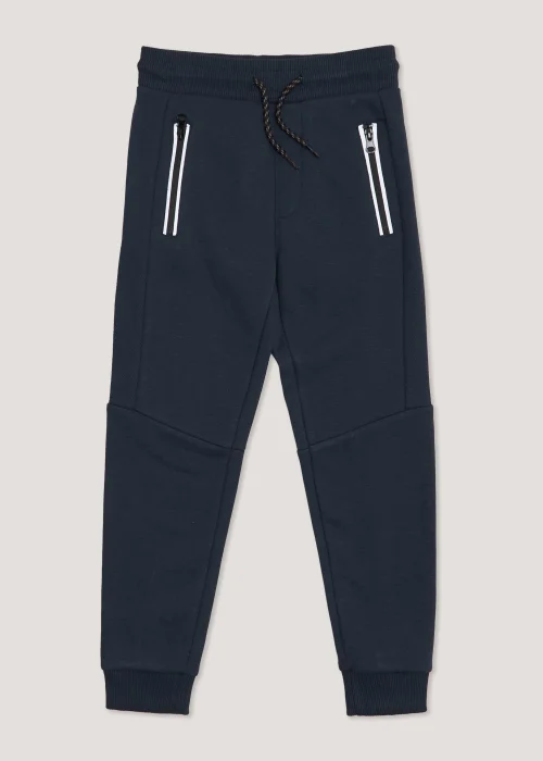 Boys Navy Mesh Joggers (4-16yrs) - Age 4 Years Image 1