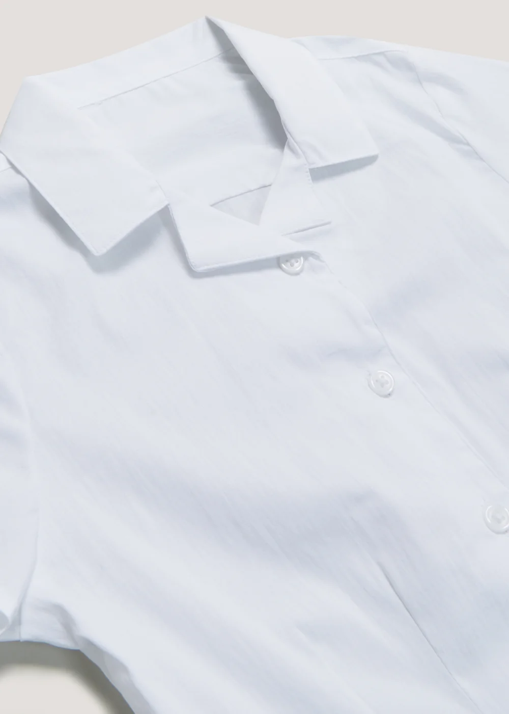Girls 2 Pack White School Blouses (8-16yrs) - 8 Yrs Image 2