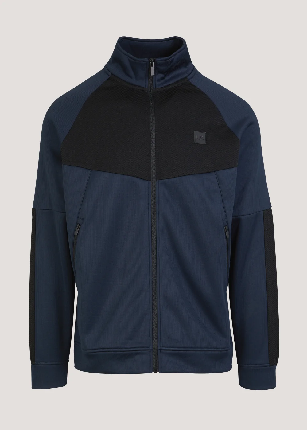 US Athletic Navy Zip Up Sweatshirt - Extra small Image 1