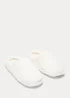 Cream Mule Slippers - Small Image 1