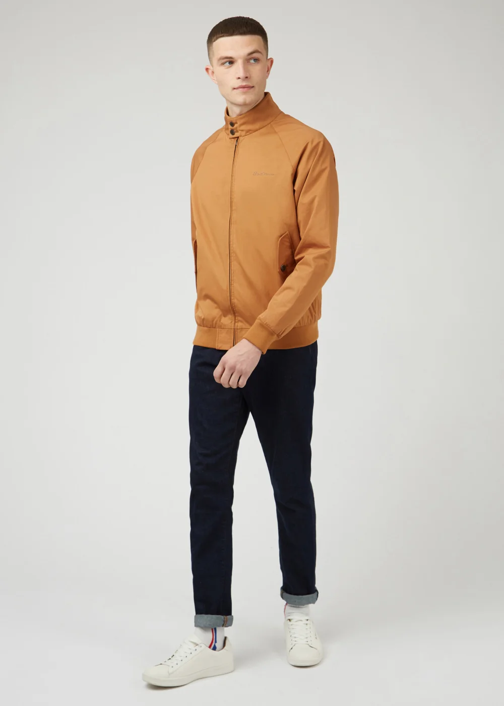 Ben Sherman Brown Harrington Jacket - 3XL Image 4