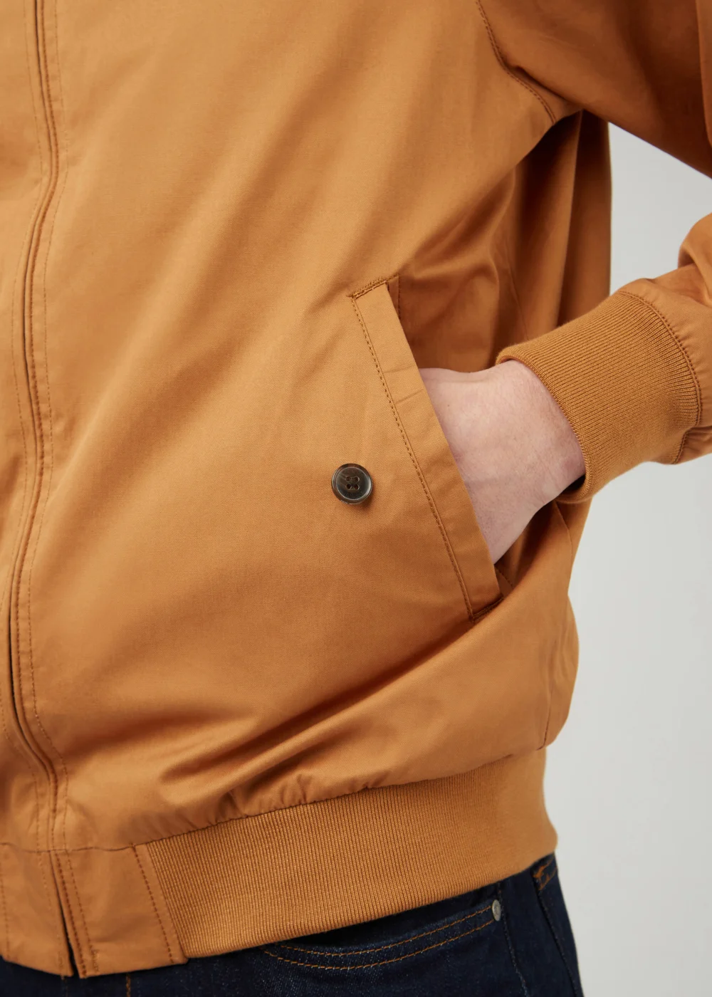 Ben Sherman Brown Harrington Jacket - 3XL Image 6